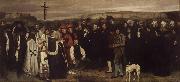 Gustave Courbet Burial at Ornans (mk09) oil painting reproduction